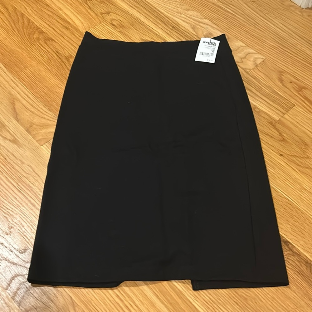 Charlotte Russe black fitted skirt